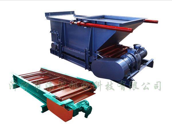 鏈板式給料機包括電控系統(tǒng)，電控系統(tǒng)包括就地控制系統(tǒng)和/或遠程控制系統(tǒng)